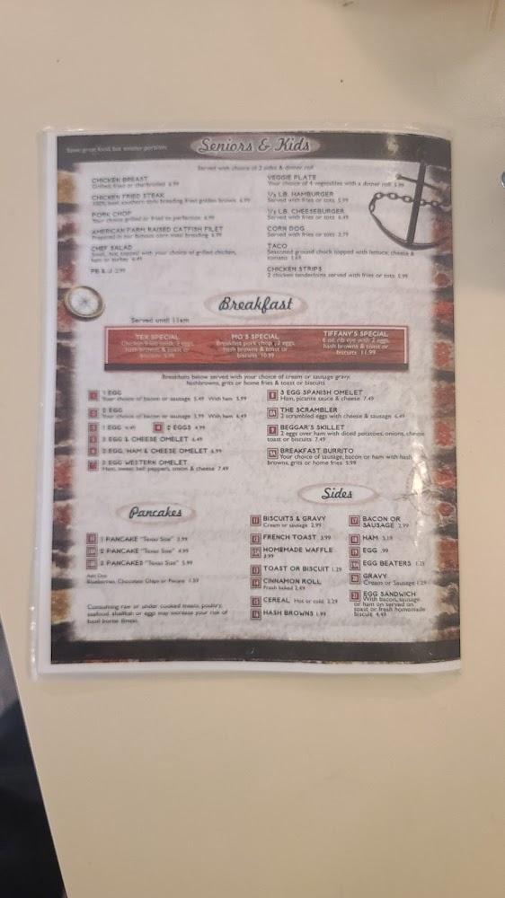 Tiffany Restaurant Menu image 2
